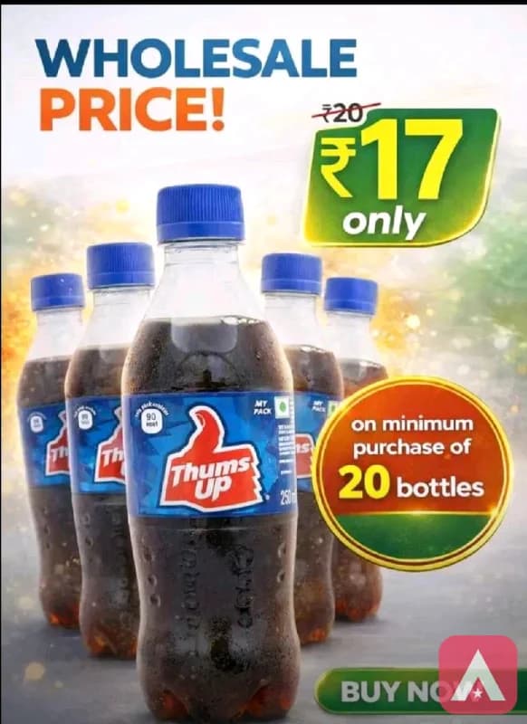 Thums up Bottles
