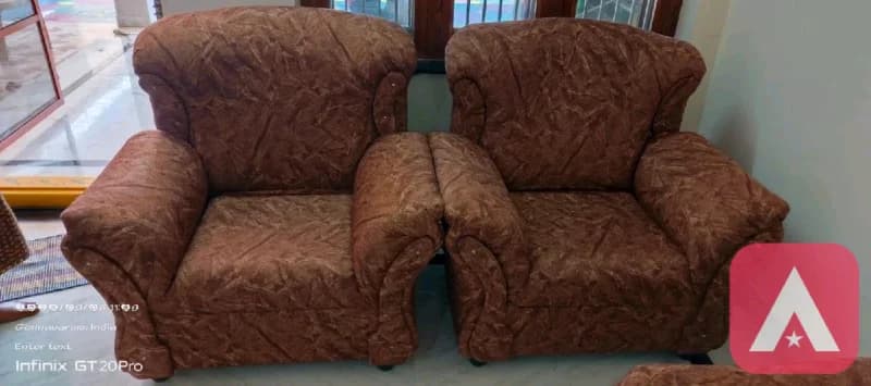 sofa sets are available.