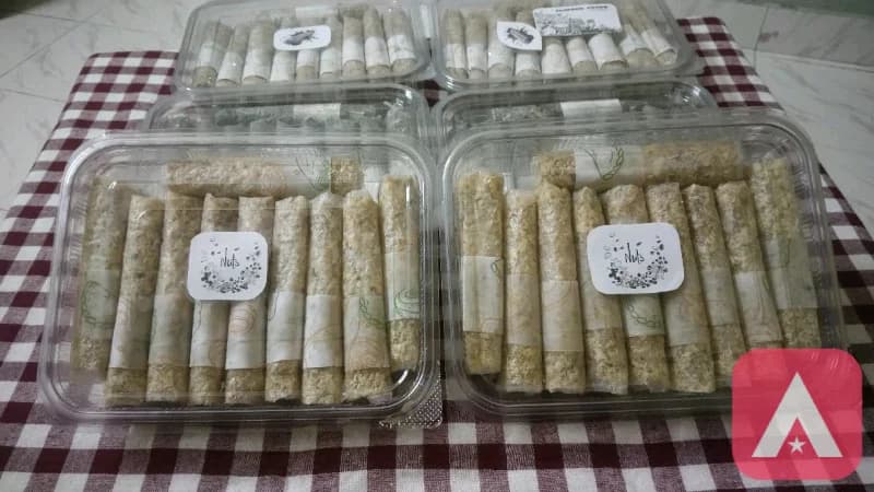 hommade putharekulu(party function orders taken) with organic ingredients used