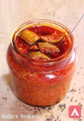 homemade avakaya pickle