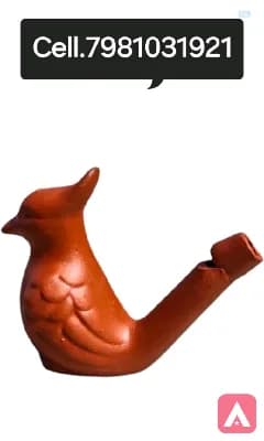 Clay Bird Whistle Bird Whistle Sound Toy | Terracotta Toy forKids