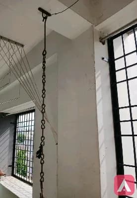 Wooden/Bamboo Hanging Swing Frame with Cushions