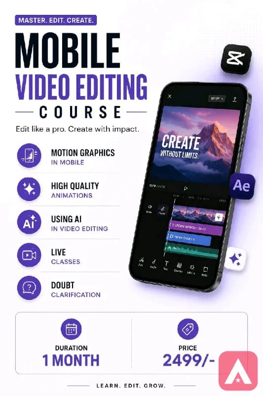 Mobile video course in telugu