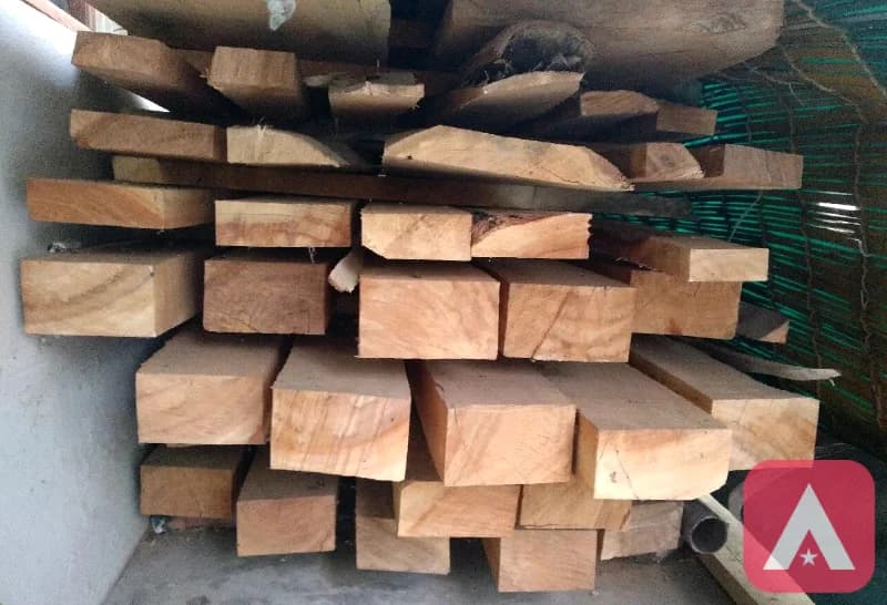 cutted Neem wood blocks for sale