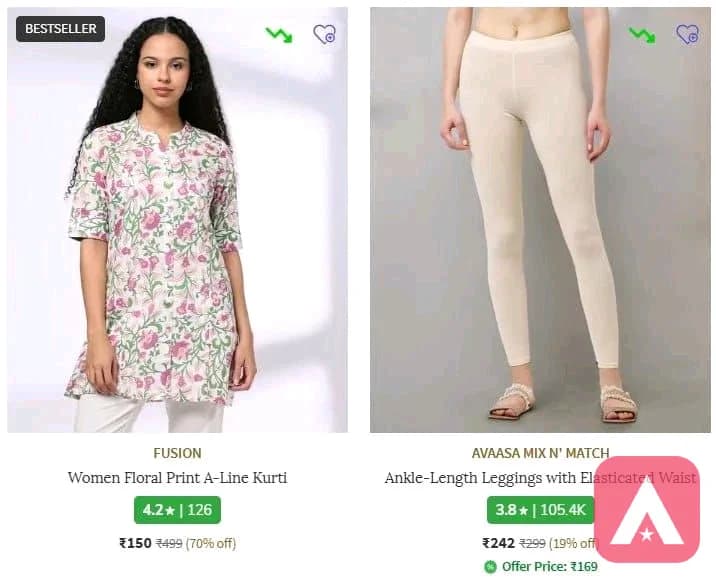 AJIO LOOT : Ethnic Wear Under 299🔗 Link : https://ajiio.co/h0fdT4Grab Fast || Limited Stock