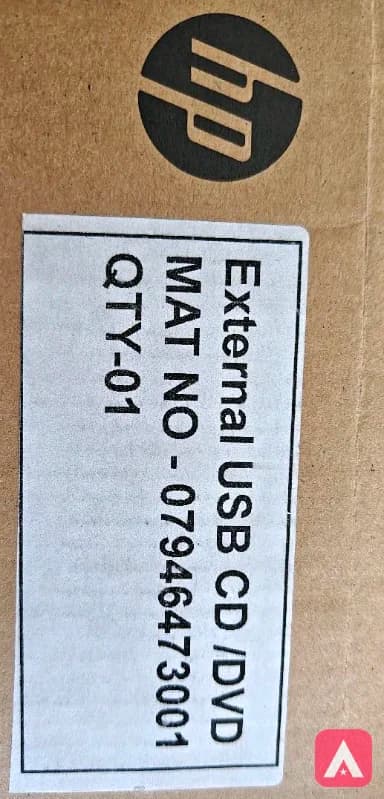 external USB /CD/DVD