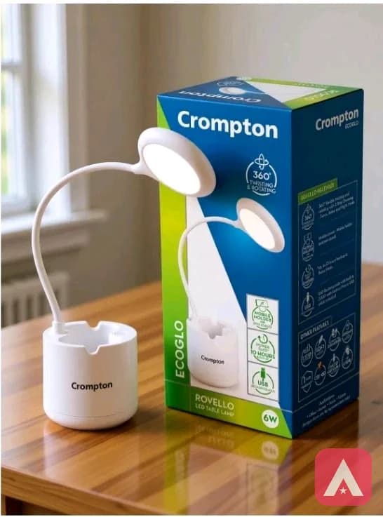 Crompton Rovello Rechargeable LED Table Lamp - Like New