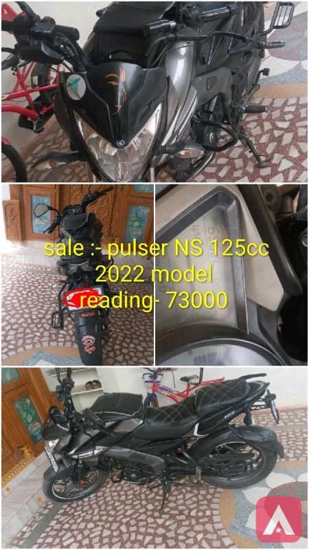 2022 Model Pulsar NS 125cc for Sale - Single Owner