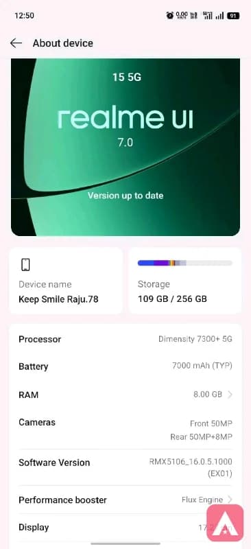 realme 15 5G 8to 256gb