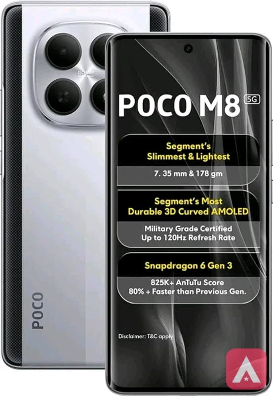 poco m8 6gb 128gb 20days mobile
