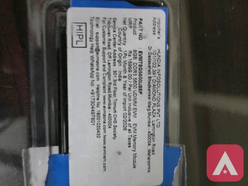 DDR5 8GB Desktop RAM