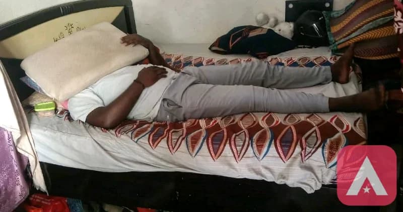 sleeping bed