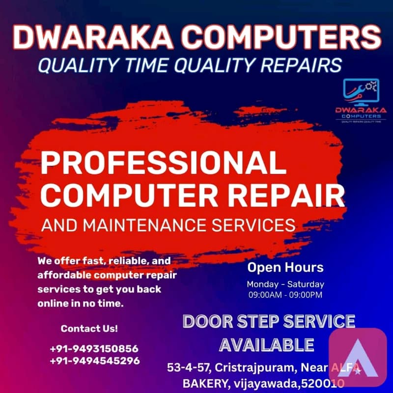 DWARAKA COMPUTERS sales and service