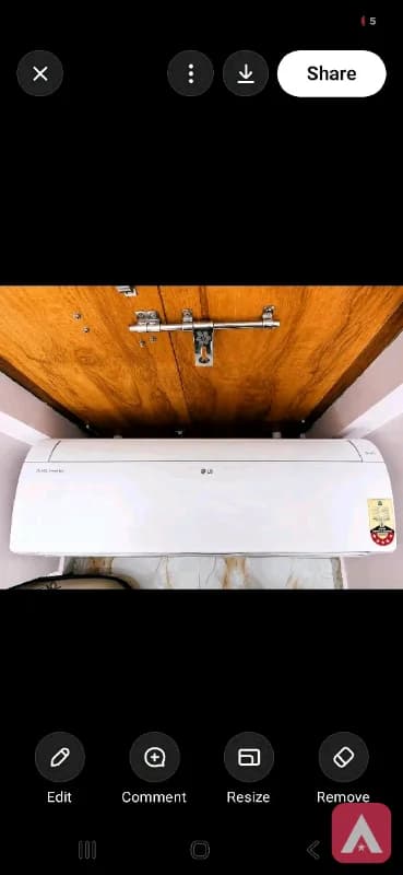 lg ac 1.5 ster 2026 model 4monthi using