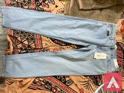 light blue jeans