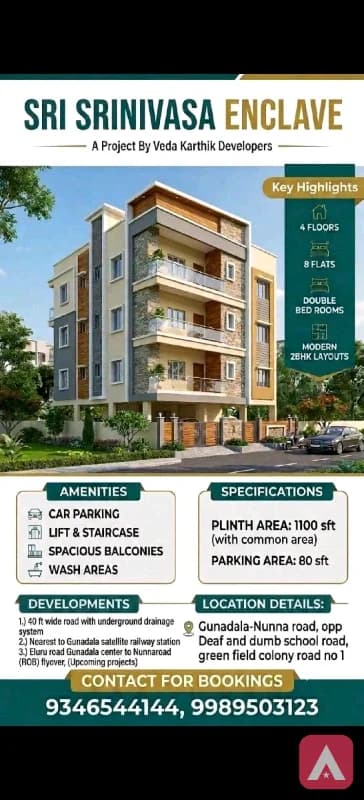 2bhk flats for sale