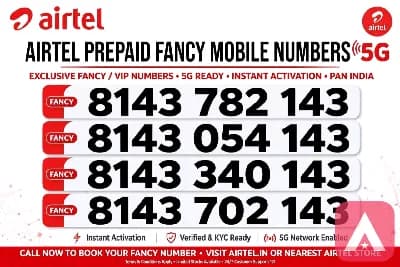 ALL TYPE OF FANCY MOBILE NUMBERS available