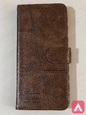 Retro crazy horse leather wallet flip case