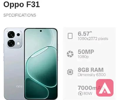 oppo f31 5G 8gb 128gb