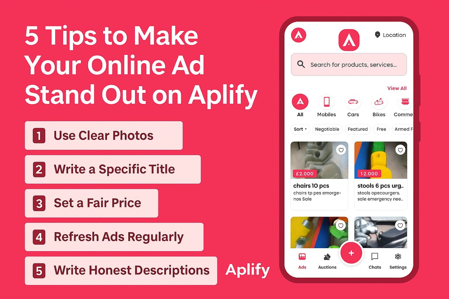 5 Tips to Make Your Online Ad Stand Out on Classifieds Apps
